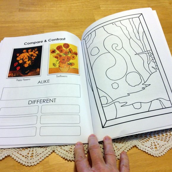 Activity Book for Artistic Kids, About Van Gogh - Picture 6 of 9